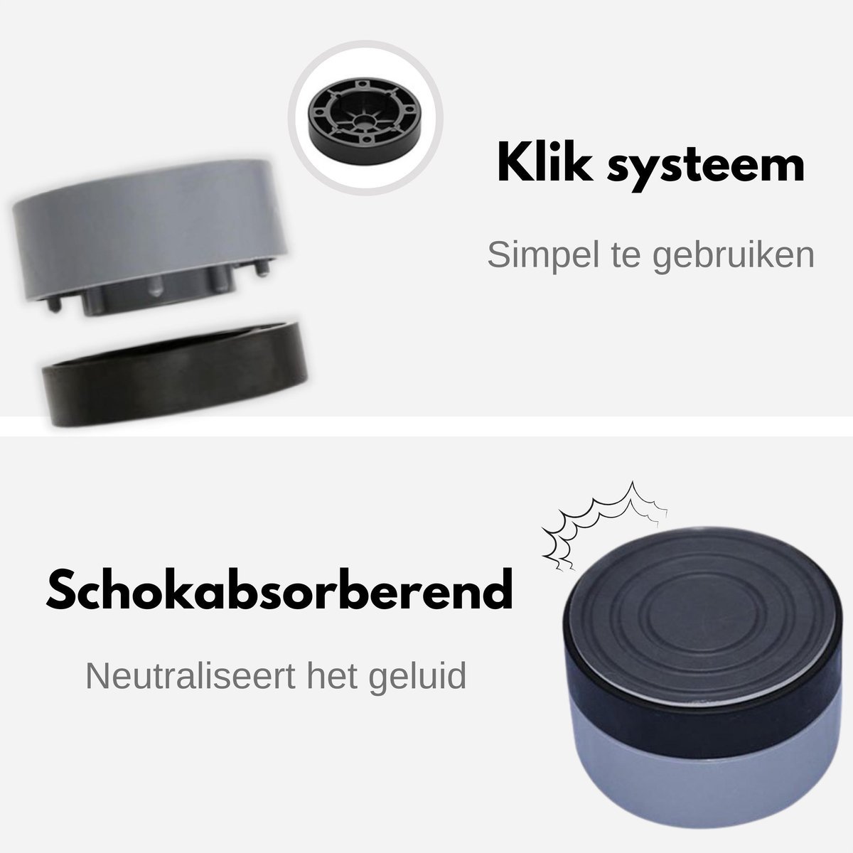 Care-Less Anti-Trilling Voeten wasmachine-verhoger