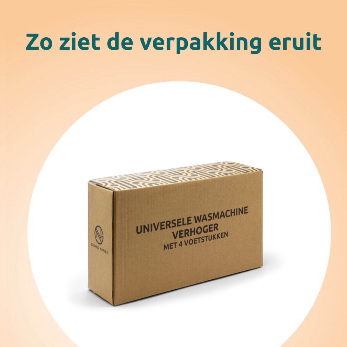 George Napoli Verhoger wasmachine-verhoger