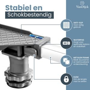 VanDijck Verhoger met Poten wasmachine-verhoger
