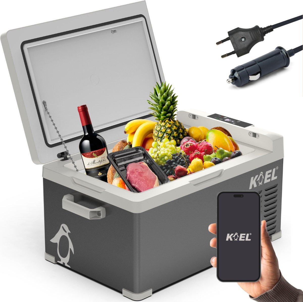 KOEL Crate 25L compressor-koelbox