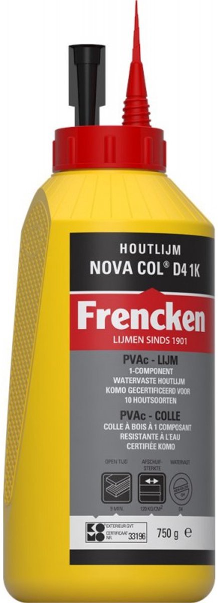 Frencken NovaCol D4 1K houtlijm