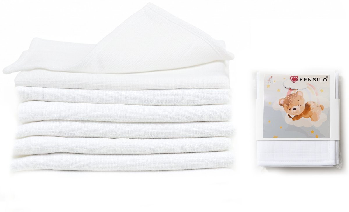 Fensilo Hydrofiele Luiers 6-pack hydrofiele-doeken