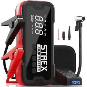 Strex Jumpstarter met Compressor 4000A