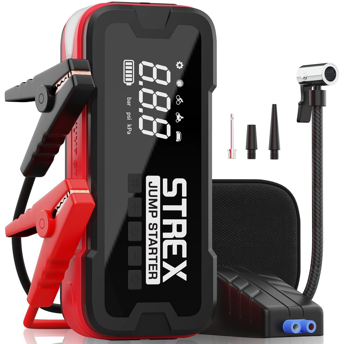 Strex Jumpstarter met Compressor 4000A