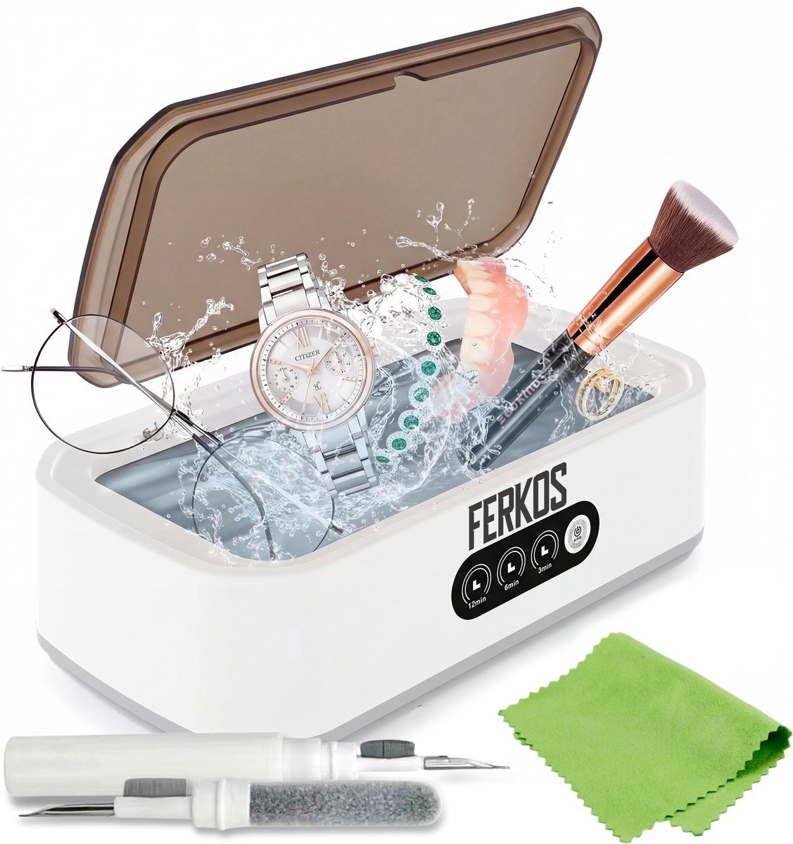 FerKos Ultrasoon Reiniger 650 ml ultrasoon-reiniger