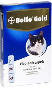 Bolfo Gold 80 vlooienmiddel-katten