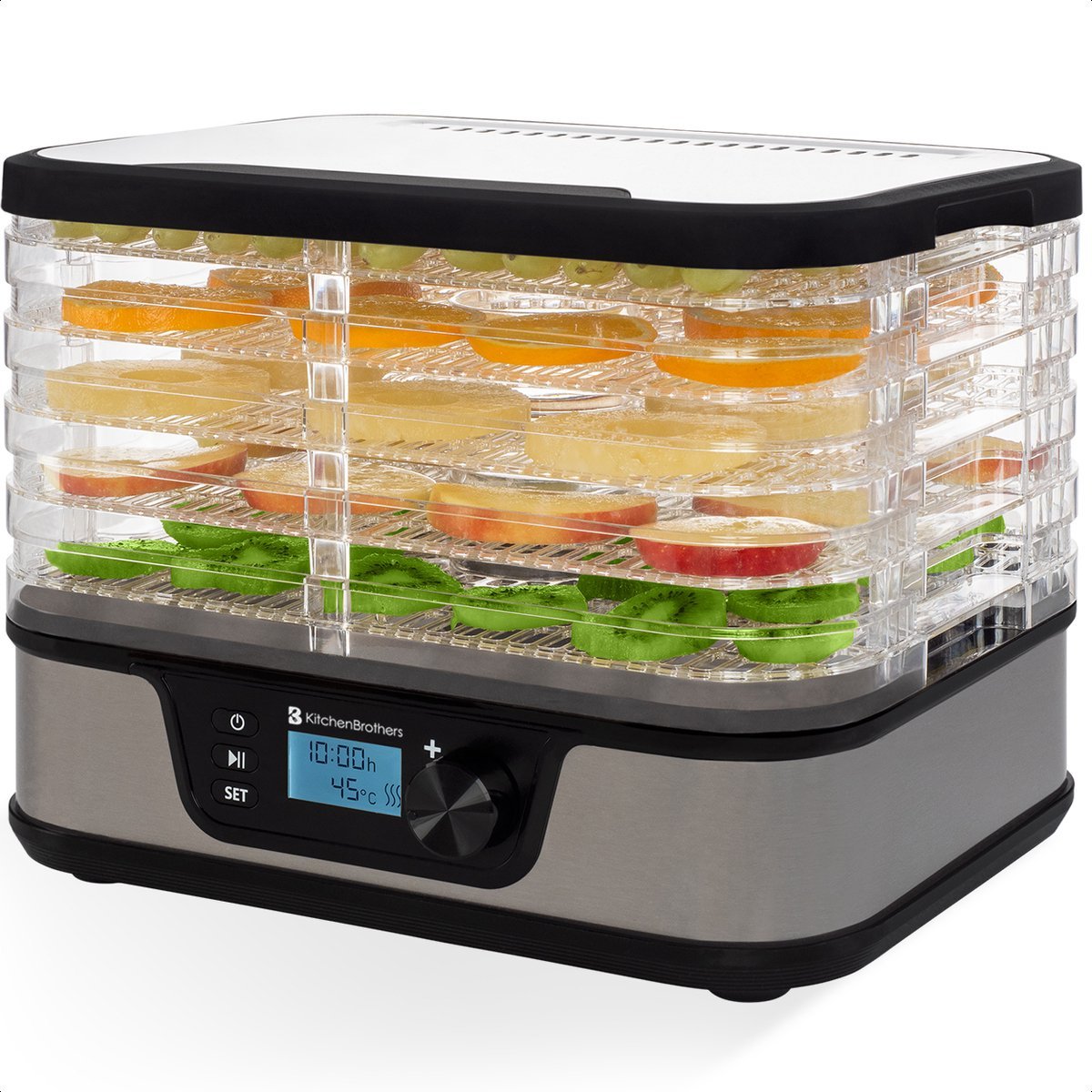 KitchenBrothers Voedseldroger 5 Laags