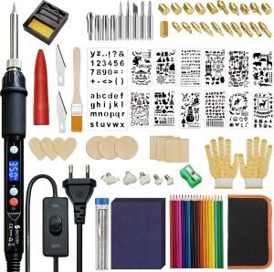 Siltcon 3-in-1 Houtbrander Set 100-delig