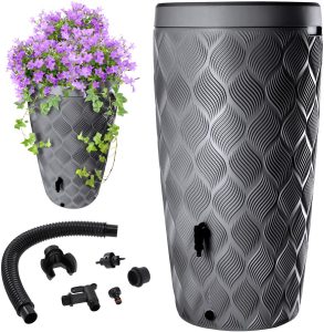 KADAX Regenton met Plantenbak 240 liter epv-b02