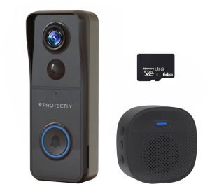 Protectly 4K Video Deurbel deurbel-met-camera