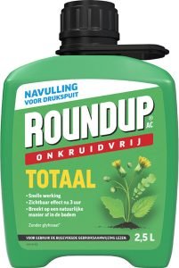 Roundup Totaal Onkruidvrij Navulling onkruidverdelger