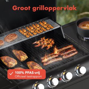 KitchenBrothers Gas BBQ met Zijbrander epv-b02