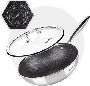 Rosmarino HexaPRO Wokpan met deksel Ø 28 cm