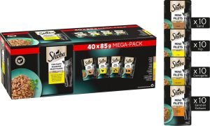 Sheba Mini Filets Gevogelte in Saus kattenvoer