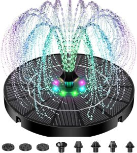 Solar Fontein LED met accu fontein-op-zonne-energie